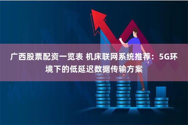 广西股票配资一览表 机床联网系统推荐：5G环境下的低延迟数据传输方案